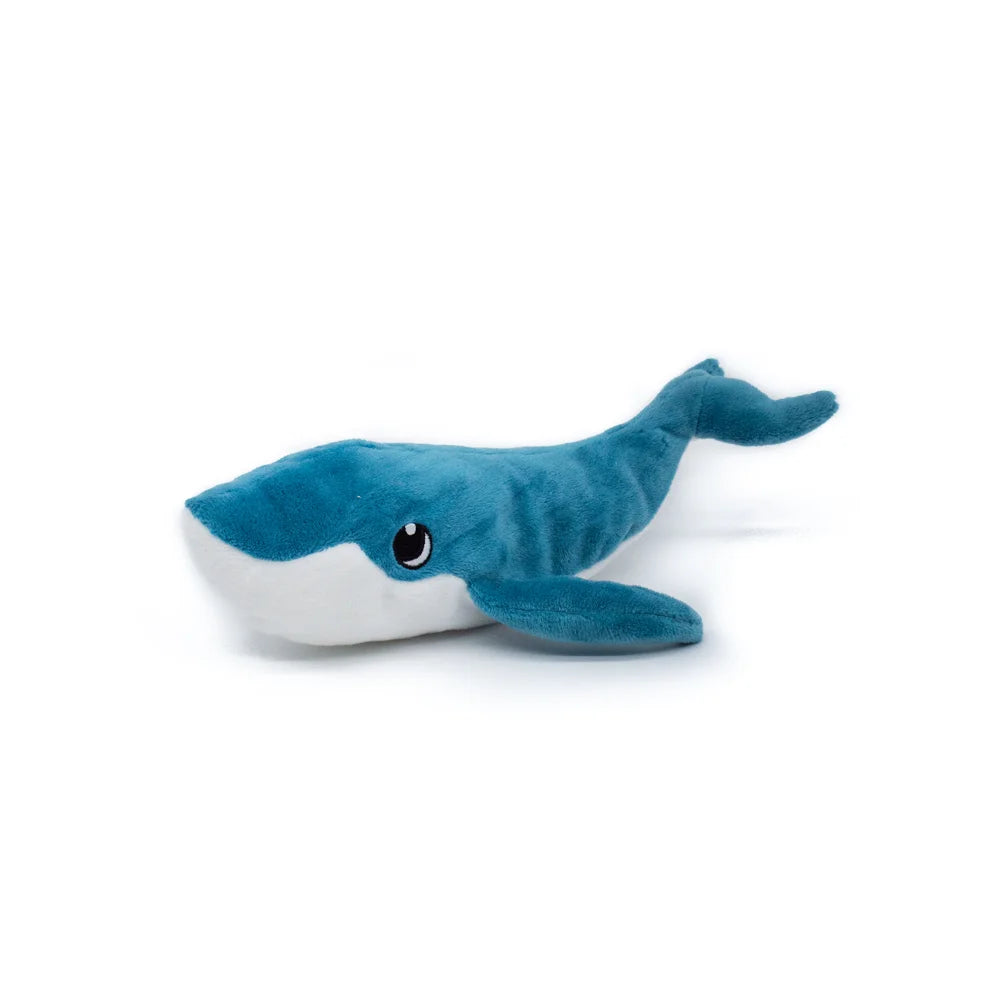 Les Ptipotos - Peluche Gigante 80cm Gravillou la Balena Mamma e Cucciolo Blu
