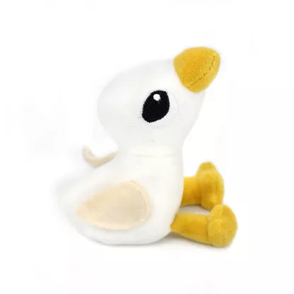 Ptipotos di Les Deglingos Peluche Mamma Bambino Jebongou l'Oca Bianca