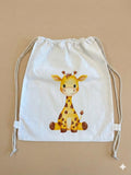Sacchetto Asilo Personalizzato - Giraffa