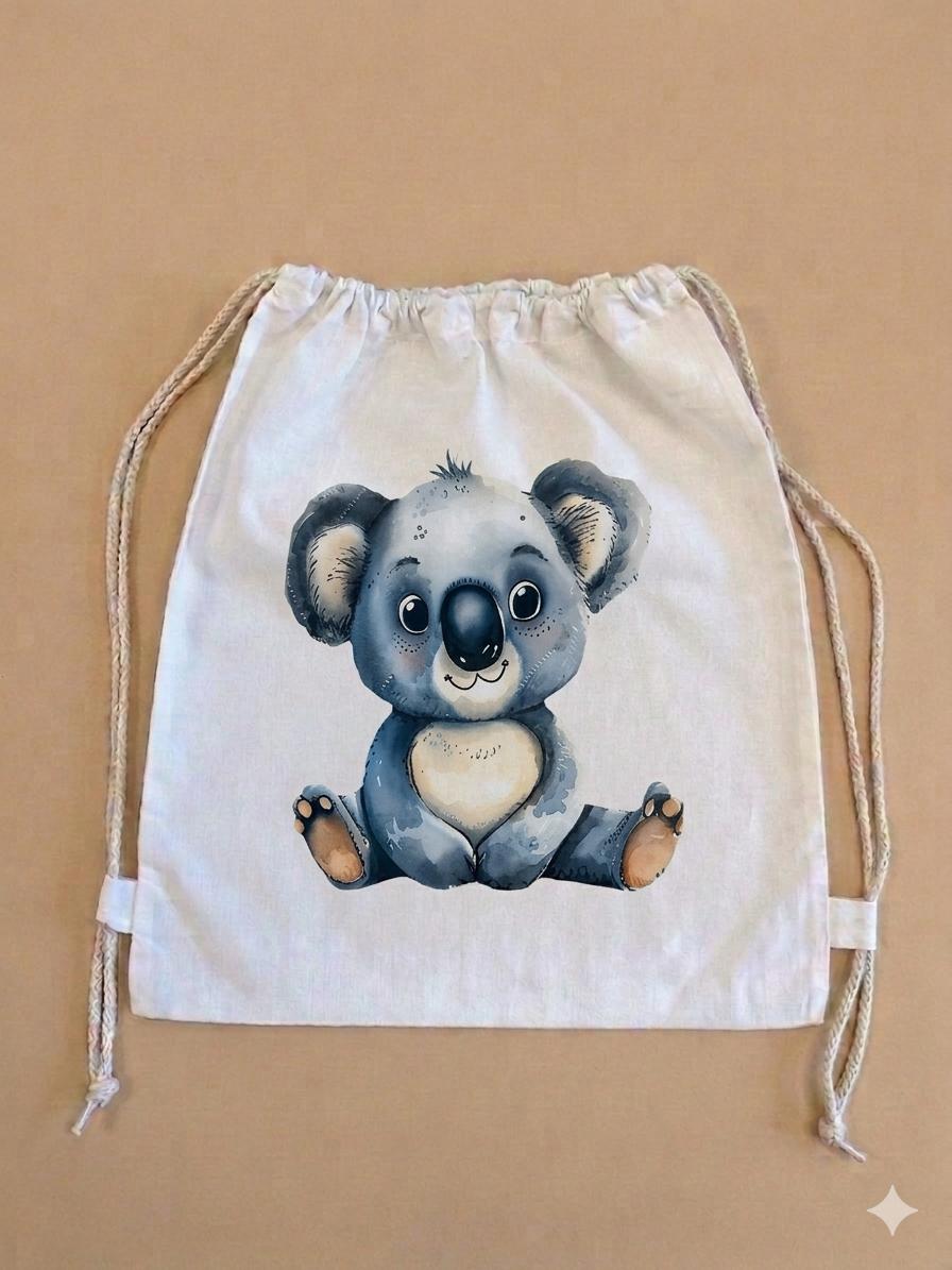 Sacchetto Asilo Personalizzato - Koala