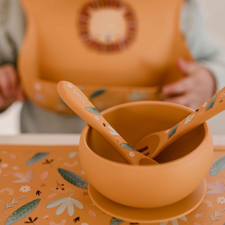 Ciotola con ventosa in silicone - Leone Chompy