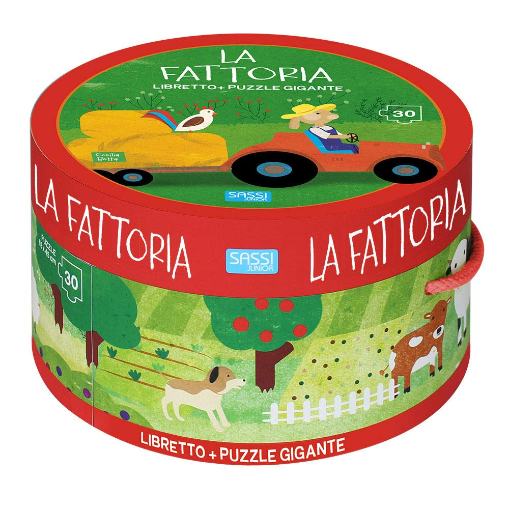 La fattoria - libro illustrato con puzzle gigante