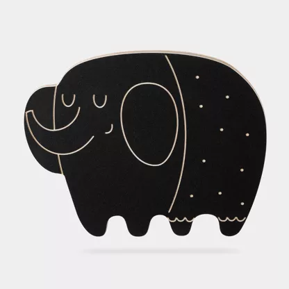 Lavagnetta Elefante – Lavagna con Gessetti in Legno Milin
