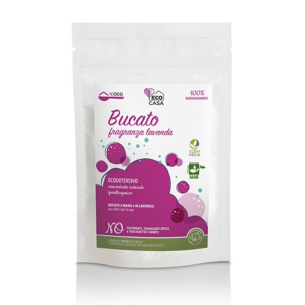 Ecodetersivo Bucato Fragranza Lavanda 500g Bio