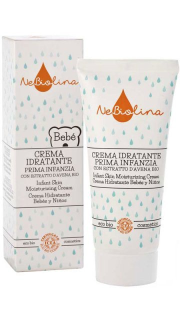 Nebiolina Bebè Crema Idratante Prima Infanzia con Avena Bio 100ml