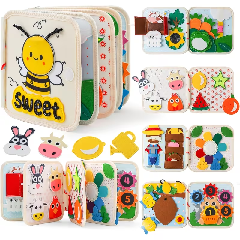 Libro Attivo Montessori Smiling Bee – Joymaxx