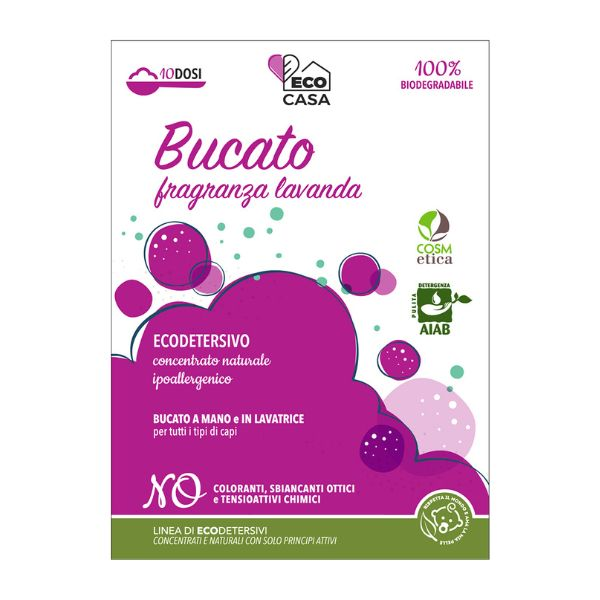 Ecodetersivo Bucato Fragranza Lavanda 500g Bio