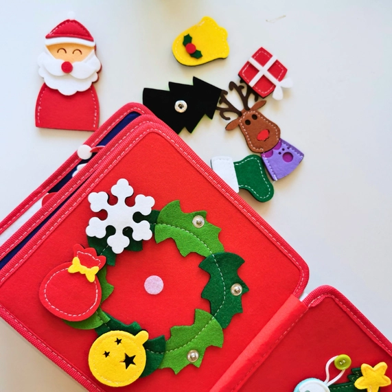 Libro Montessori Busy Board di Natale – Joymaxx