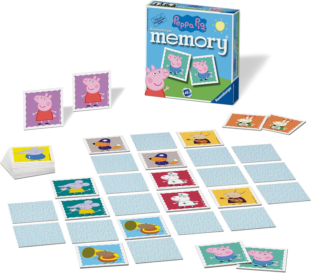 Memory Peppa Pig - Ravensburger Pocket 48 Carte