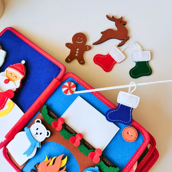 Libro Montessori Busy Board di Natale – Joymaxx
