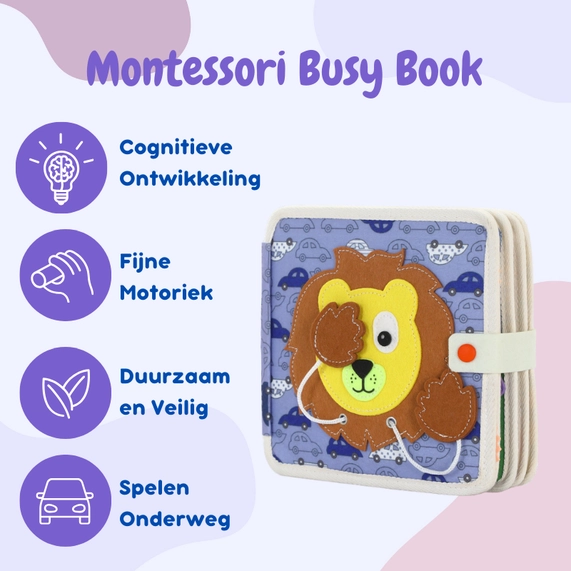Libro Attivo Montessori Leone – Joymaxx