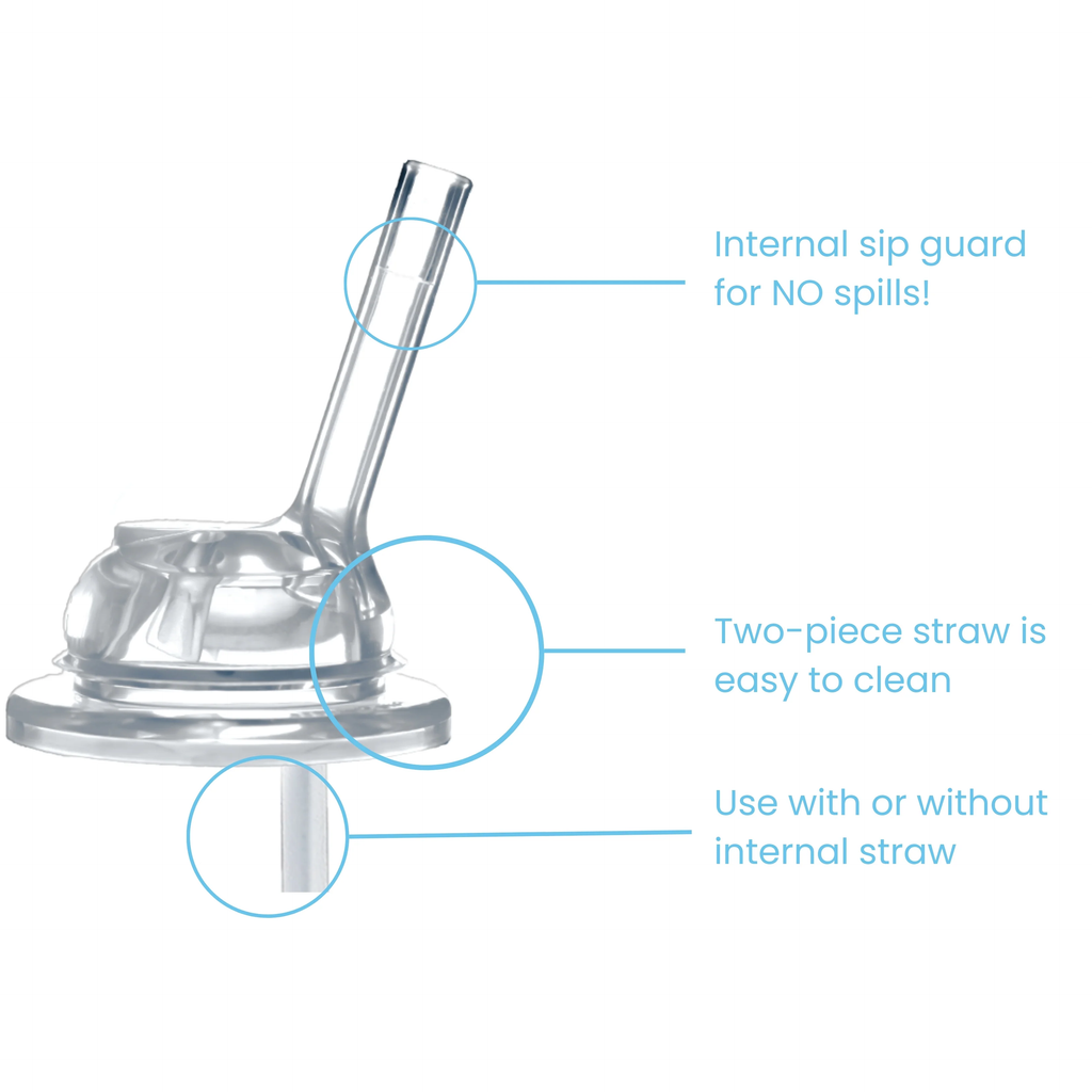 Pura Cannuccia in Silicone Kiddo per Biberon e Bottiglie – 100% Senza Plastica