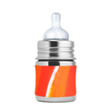 Pura Kiki Biberon in Acciaio Inox 150ml con Tettarella in Silicone – 0m+