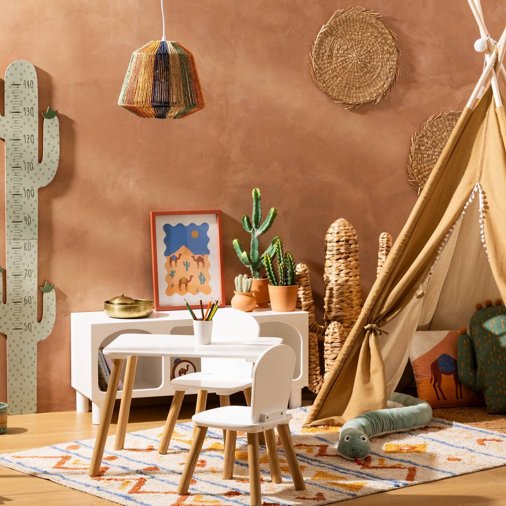Set Tavolo e 2 Sedie per Bambini in Legno "Alex" – Atmosphera for Kids