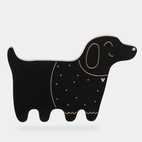 Lavagnetta Cane – Lavagna con Gessetti in Legno Milin