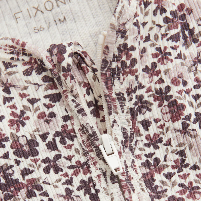 Fixoni Tutina Floreale - Cotone Bio - Bacca