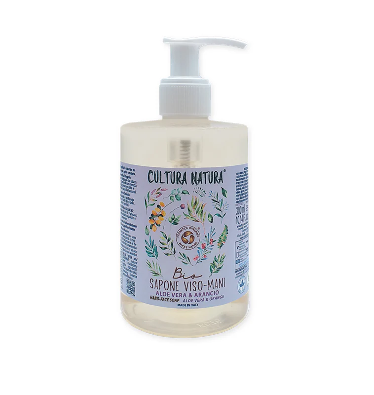 Cultura Natura Bio Sapone Viso-Mani Aloe Vera & Arancio 300ml