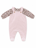FIXONI Completino Salopette + Body Floreale