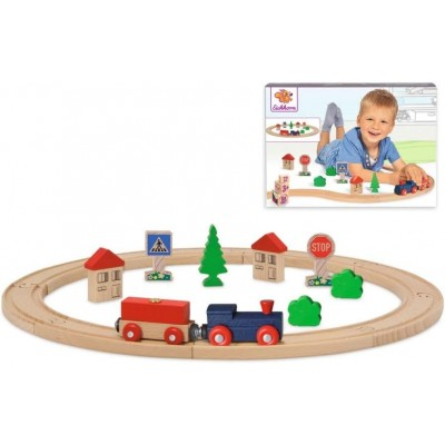 Eichhorn - Trenino in Legno Wooden Toy Set 20 Pezzi