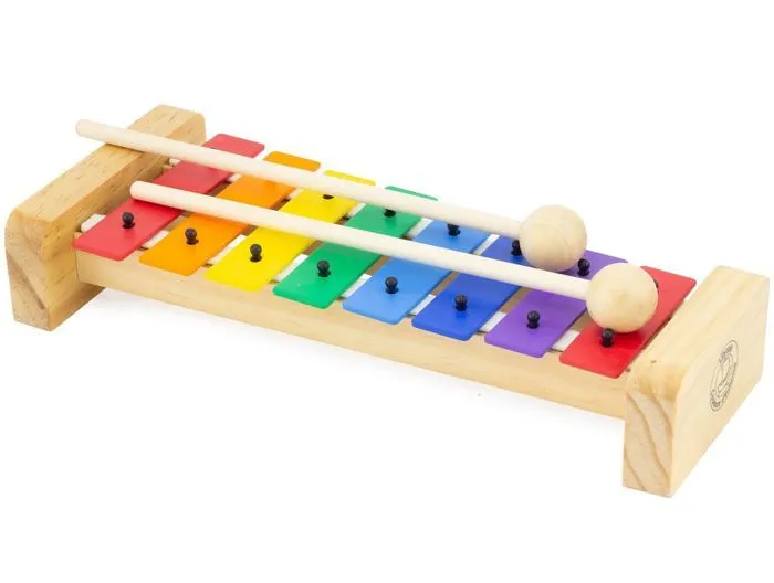 Set Musicale 3 Strumenti – Metallofono, Tamburello, Maracas – Ulysse