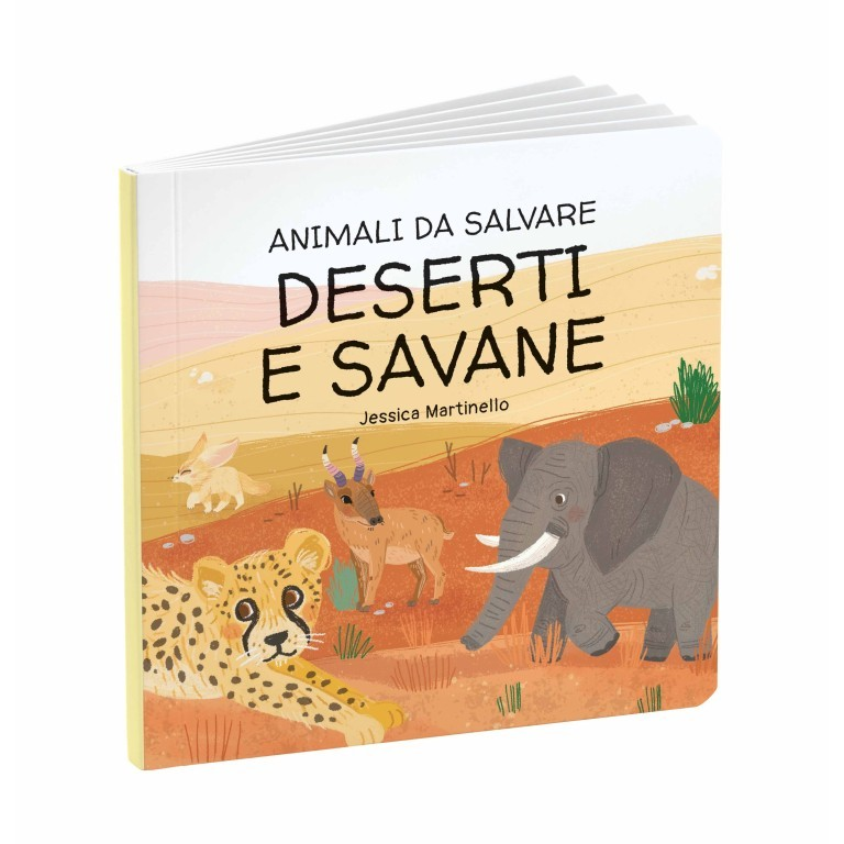 Animali da Salvare: Deserti e Savane – Libro Memo con Finestrelle | Jessica Martinello