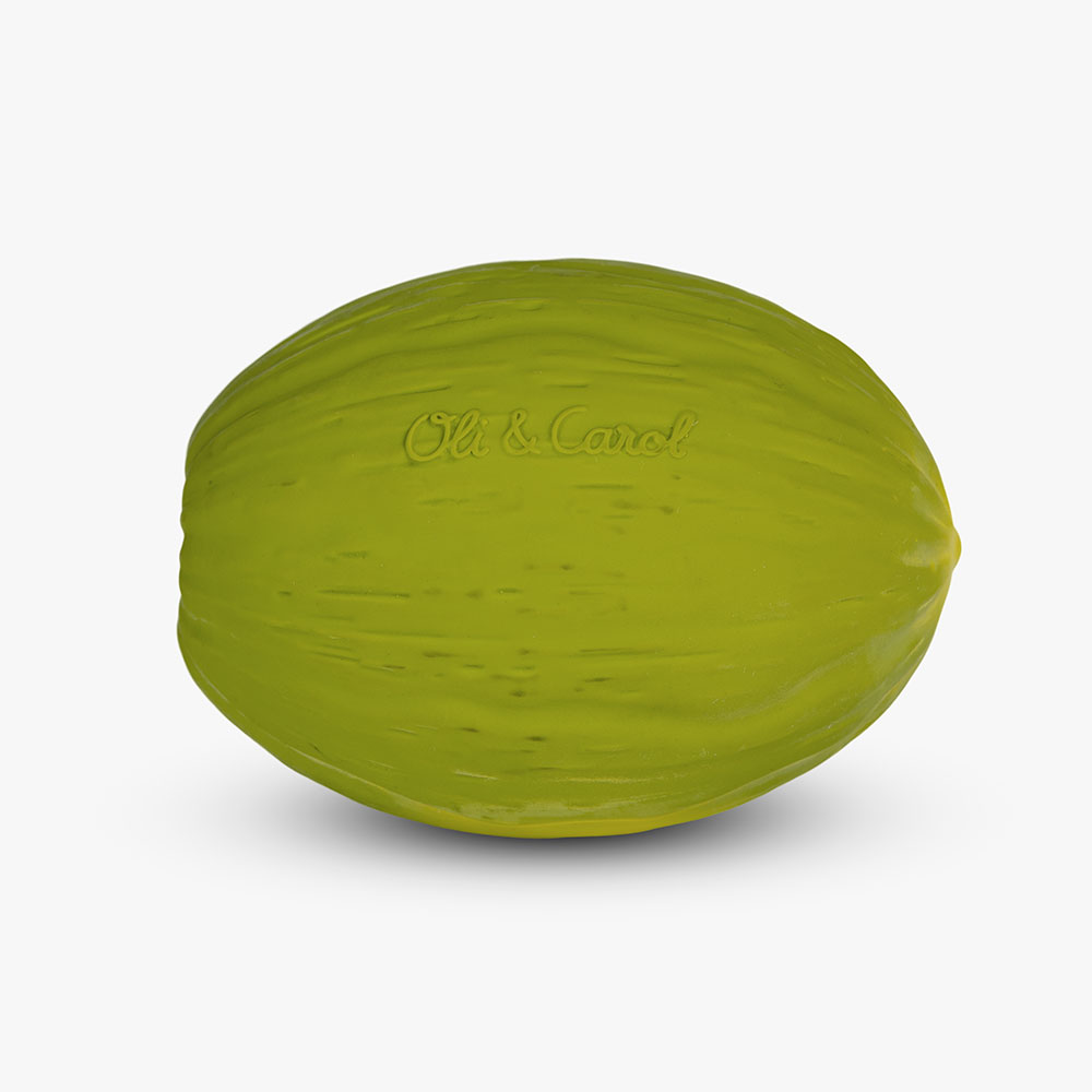 Palla Sensoriale Melone - Giocattolo in Gomma Naturale | Oli&Carol