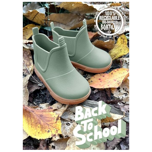 Stivale Pioggia Bambino Boatilus Baby Beatly - Verde Salvia