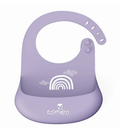 Ecomikro Bavaglino in Silicone con Tasca – Malva