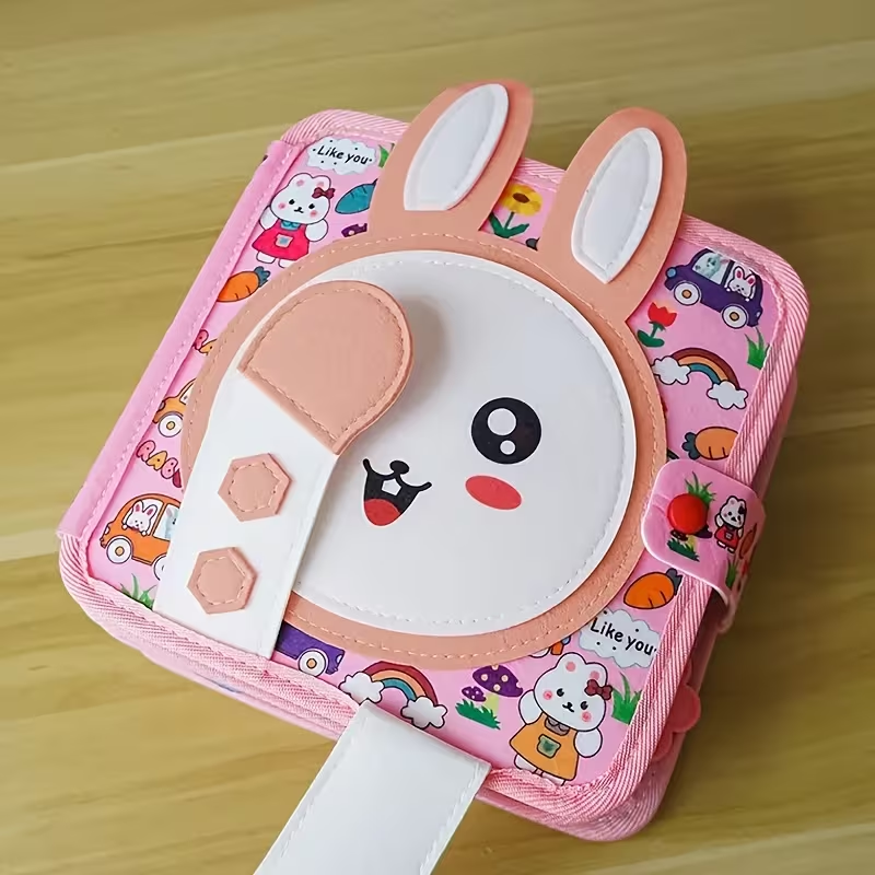 Libro Attivo Montessori Coniglietto Rosa – Joymaxx
