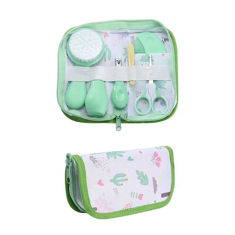 Kit Cura Neonato 6 Pezzi con Borsa da Viaggio – Set Igiene Completo