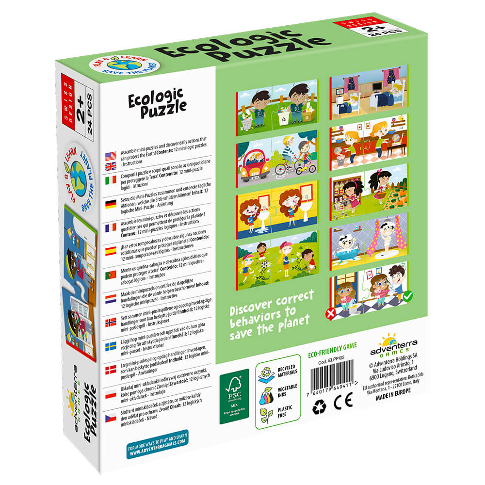 Ecologic Puzzle – Rispetta la Terra Adventerra Games
