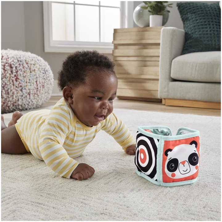 Fisher-Price Fold & Play Activity Panel – Libro Attività per Neonati
