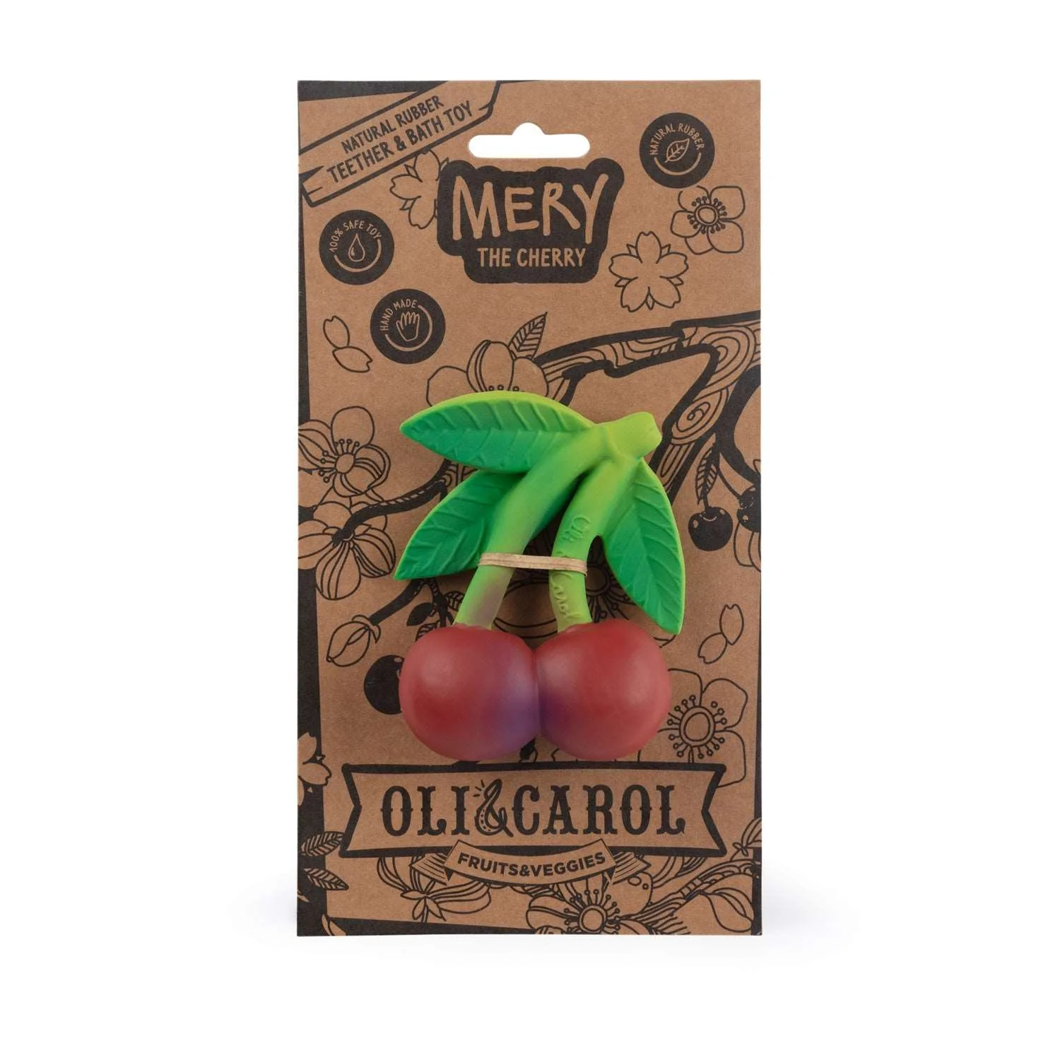 MERY the Cherry - Massaggiagengive in Gomma Naturale | Oli&Carol