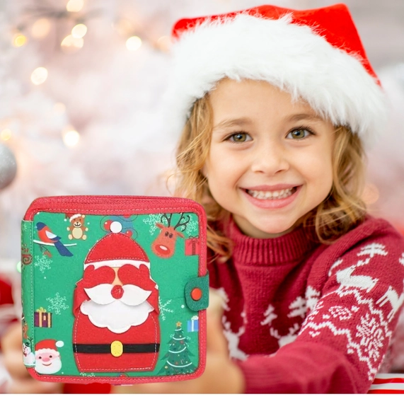 Libro Montessori Busy Board di Natale – Joymaxx