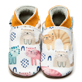 Babbucce in Cuoio Inch Blue Gattini