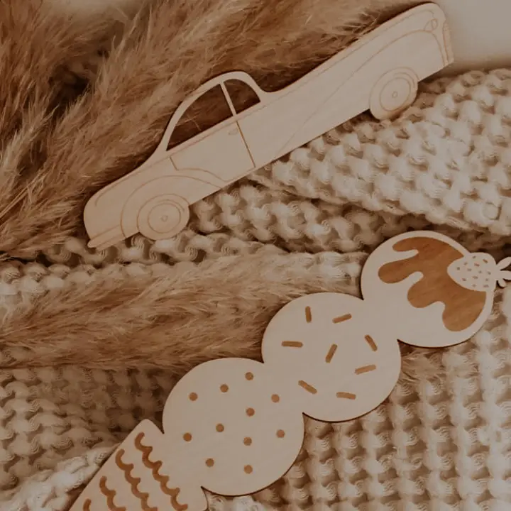 Segnalibro in Legno Car - Wooden Bookmark