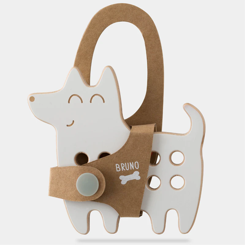 Bruno The Dog – Gioco delle Allacciature in Legno