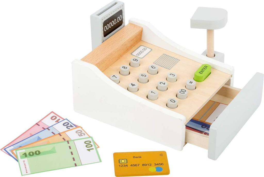 Small Foot – Cassa Gioco in Legno con Scanner e Soldi