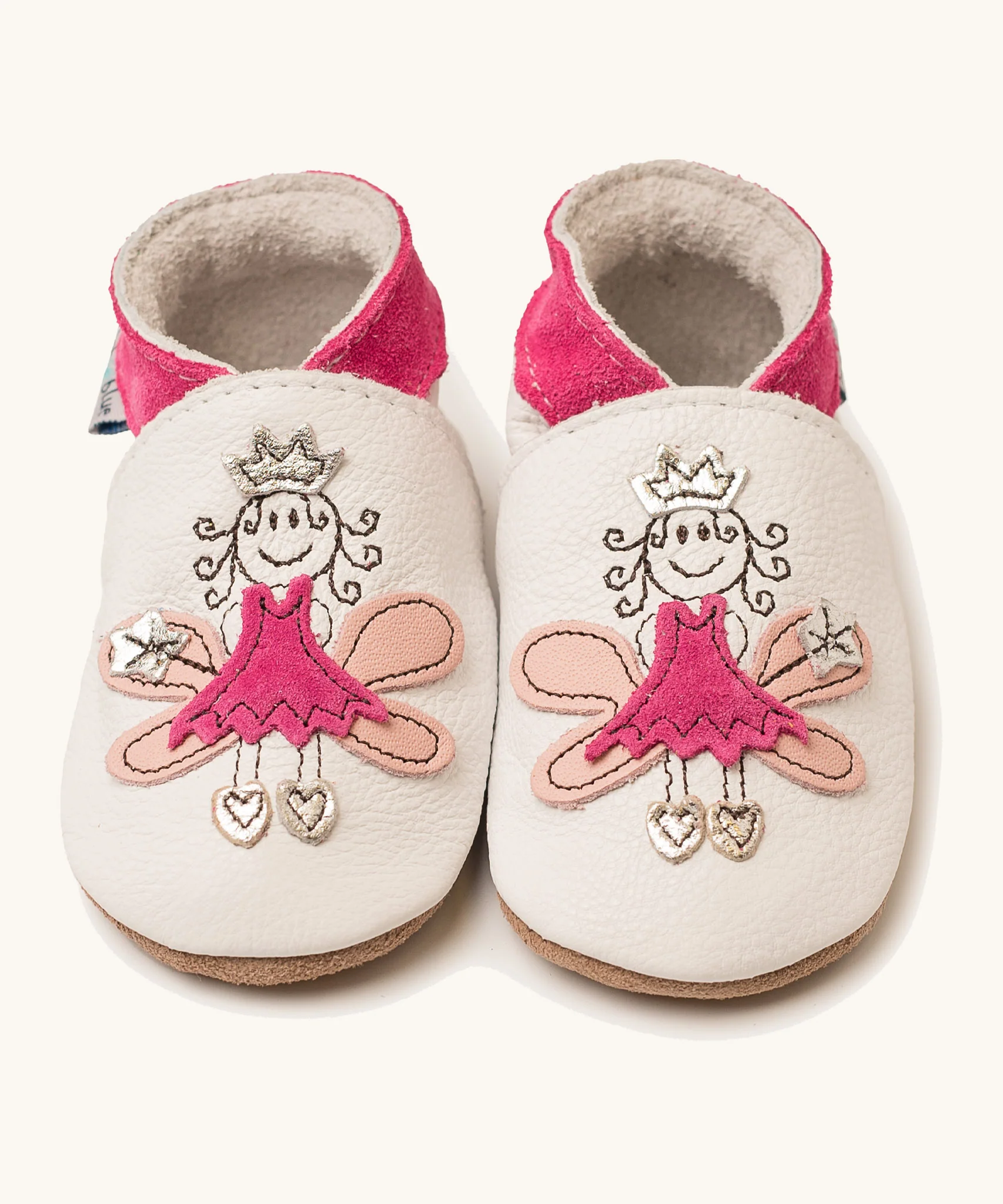Babbucce in cuoio Principessa delle Fate – Inch Blue