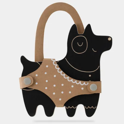 Lavagnetta Cane II – Lavagna con Gessetti in Legno Milin