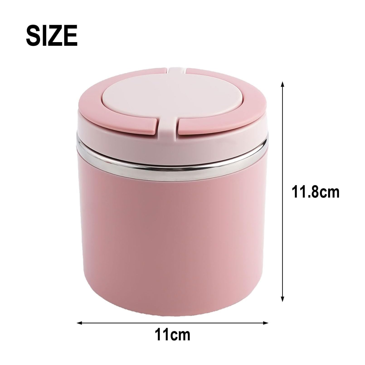 Lunch Box Termica 1L - Contenitore Isolante per Alimenti in Acciaio Inossidabile