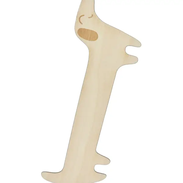 Segnalibro in Legno Bassotto