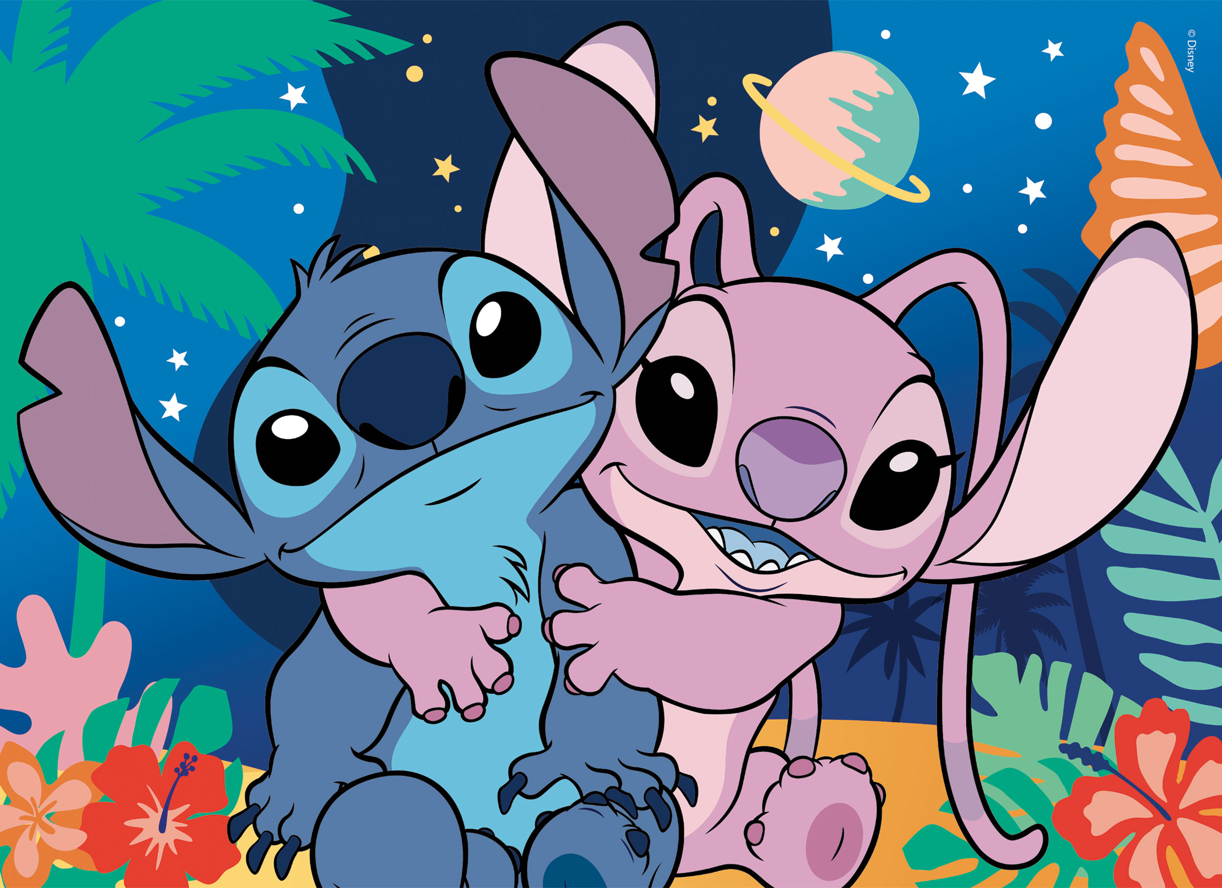Puzzle Double-Face 24 Pezzi Lisciani Disney Lilo & Stitch