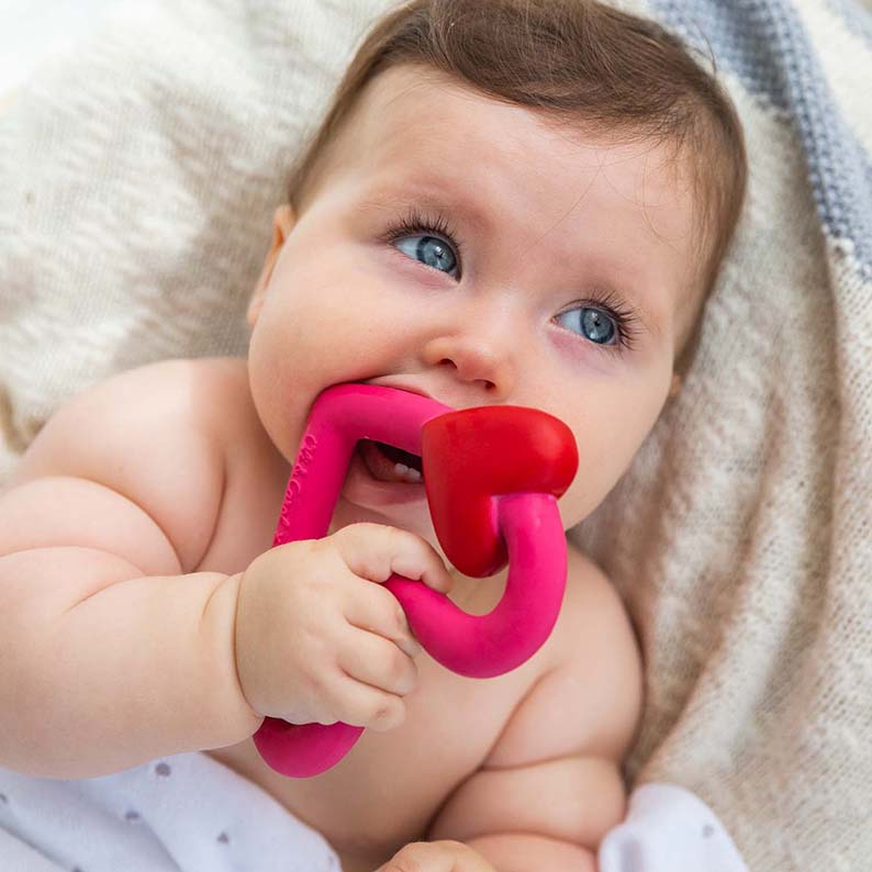 Oli&Carol x Agatha Ruiz de la Prada – Massaggiagengive ARP Heart in Gomma Naturale 0M+