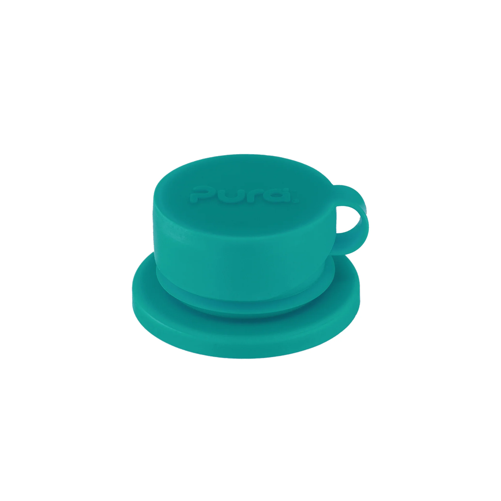 Pura Tappo Sport in Silicone con Cannuccia per Biberon e Bottiglie