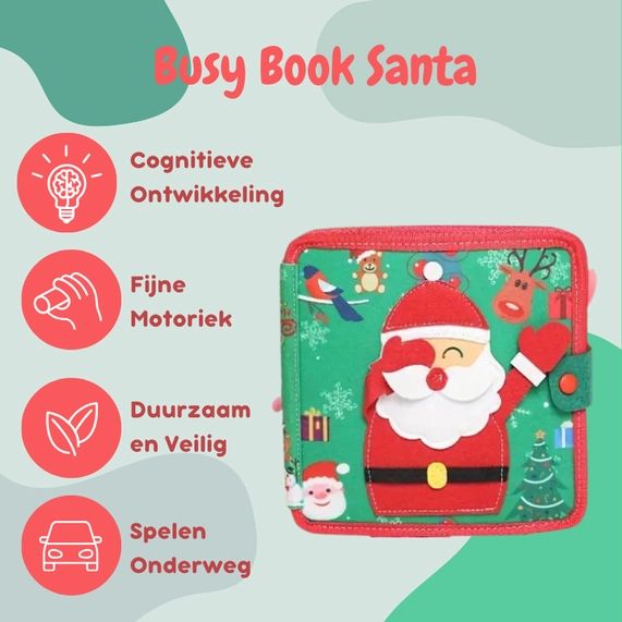 Libro Montessori Busy Board di Natale – Joymaxx