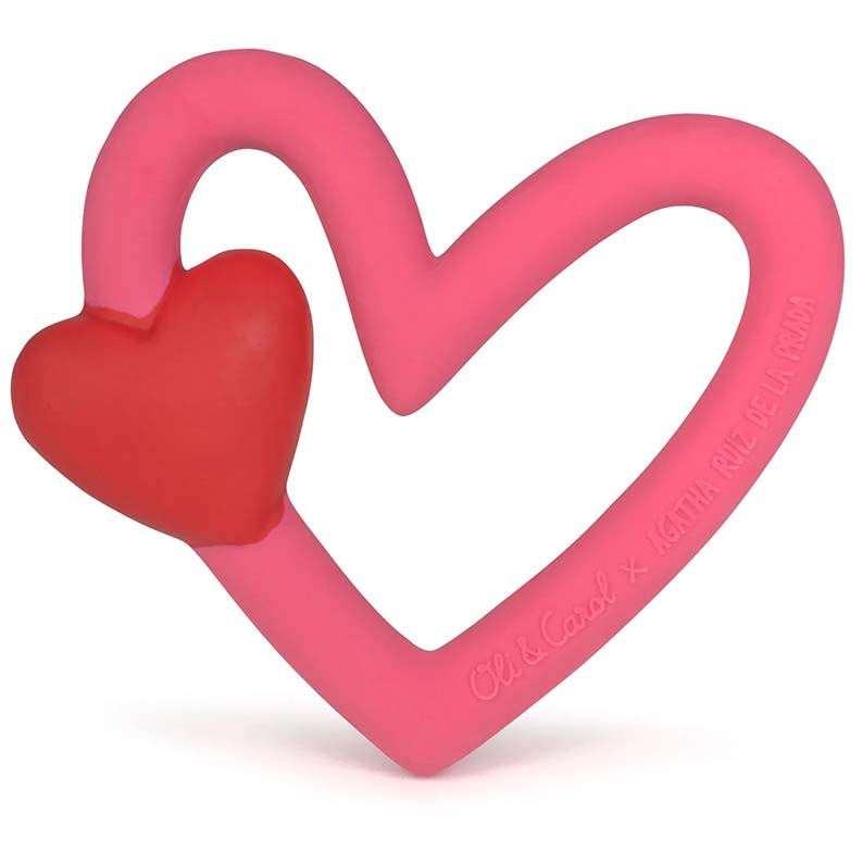 Oli&Carol x Agatha Ruiz de la Prada – Massaggiagengive ARP Heart in Gomma Naturale 0M+