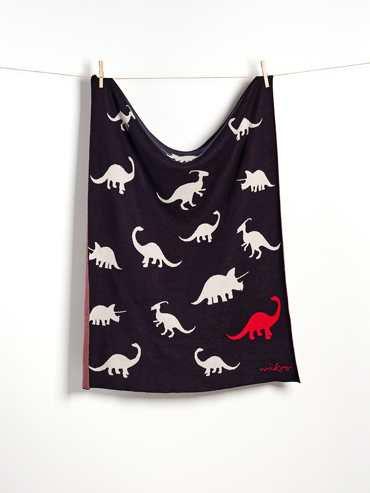 Coperta Il Dinosauro 80×100 cm – Ecomikro