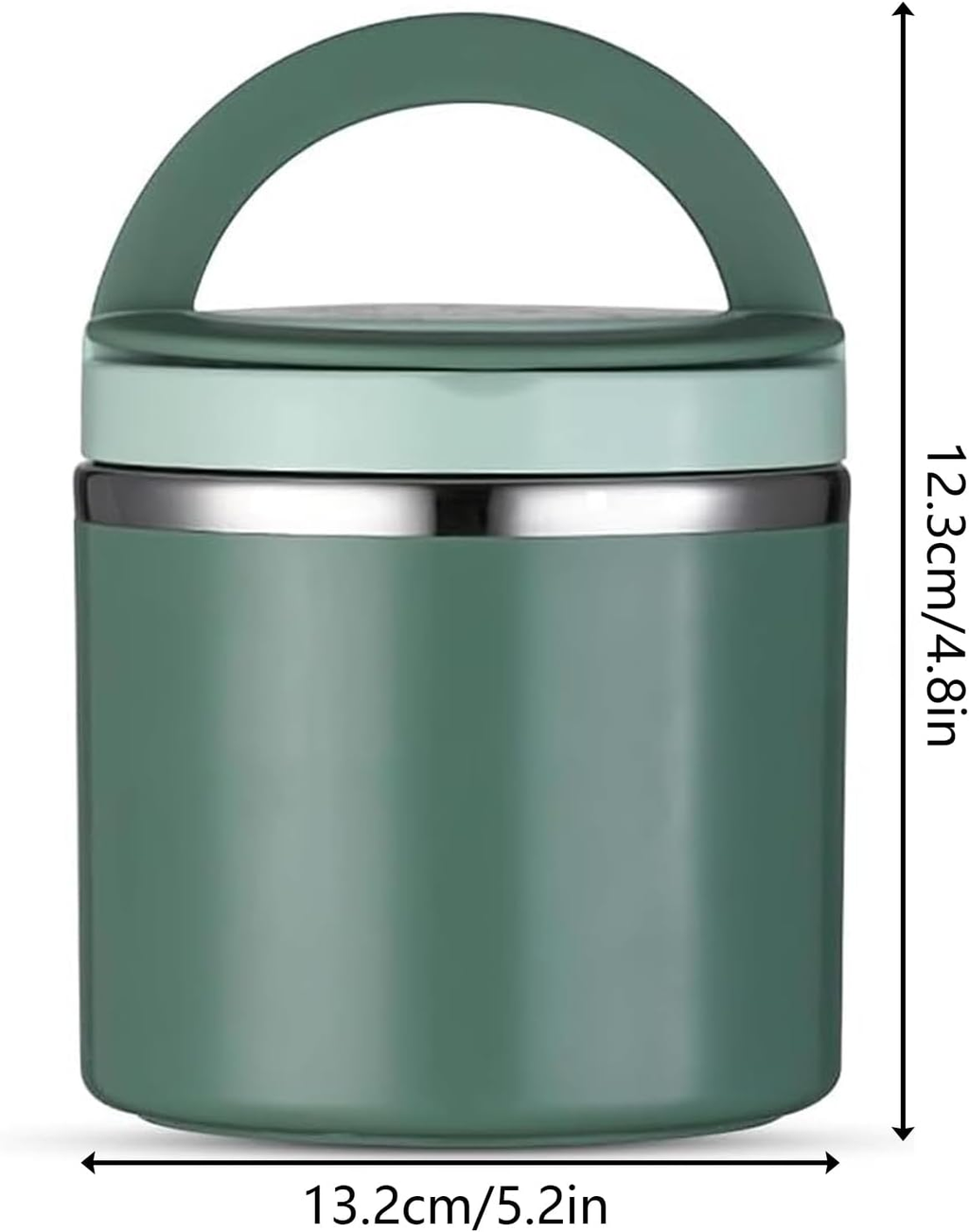 Lunch Box Termica 1L - Contenitore Isolante per Alimenti in Acciaio Inossidabile