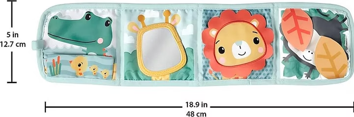 Fisher-Price Fold & Play Activity Panel – Libro Attività per Neonati